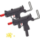 Mitra Mitragliatrici 2PZ Giocattolo Spara Pallini 6mm AirSoft gioco bambini