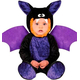 Costume Carnevale pipistrello viola travestimento neonato 12-24 mesi...