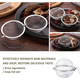 Set 2 pezzi filtro infusore in acciaio 4 cm per tisane the aromi con...