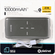 Power Bank 10000mAh QI Wireless batteria esterna portatile con 2 connettori... Power Bank 10000mAh QI Wireless batteria esterna portatile con 2 connettori...