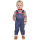 Costume Carnevale horror Chucky la bambola assassina bambino 12-24 mesi...