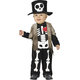 Costume Carnevale scheletro travestimento bambino 12-24 mesi halloween festa...