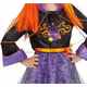 Costume Carnevale strega Abracadabra travestimento bambina 3-9 anni halloween...