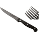 6x Coltelli da bistecca con lama in acciaio inox e manico in bachelite Cucina