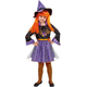 Costume Carnevale strega Abracadabra travestimento bambina 3-9 anni halloween...