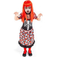 Costume Carnevale scheletro messicano vestito La Muerte bambina 5-13 anni (M...