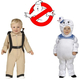 Costume Carnevale Ghostbusters Acchiappafantasmi Marshmallow Neonato 12-24...