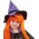 Costume Carnevale strega Abracadabra travestimento bambina 3-9 anni halloween...
