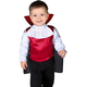 Costume Carnevale Dracula travestimento vampiro neonato bambino 6-24 mesi...