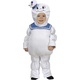 Costume Carnevale Ghostbusters Acchiappafantasmi Marshmallow Neonato 12-24...