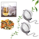 Set 2 pezzi filtro infusore in acciaio 4 cm per tisane the aromi con catenella