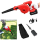 Soffiatore a Batteria per foglie 48V 5Ah + Aspiratore 2in1 senza fili giardino