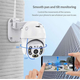 Telecamera IP CAM PTZ WIFI Camera Dome Wireless Esterno Videocamera HD...