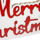 Scritta Natalizia Merry Christmas XMAS in Legno Decorazione Tavolo 39x20cm 4