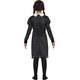 Costume Carnevale Mercoledì Addams vestito horror per bambina 3-16 anni festa...