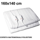 Scaldasonno Matrimoniale Scaldaletto Elettrico 160x140cm Termocoperta Coperta...