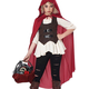 Costume Carnevale Cappuccetto Rosso vestito horror bambina 3-12 anni...