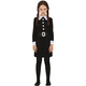 Costume Carnevale Mercoledì Addams horror con cinta per bambina 3-16 anni...