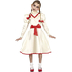 Costume Carnevale Annabelle The Conjuring vestito horror ragazza 5-16 anni...