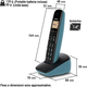 Telefono Cordless Panasonic KX-TGB610 DECT ID Chiamate Digitale Più Colori 3