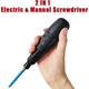 Cacciavite Avvitatore Elettrico Ricaricabile USB Senza Fili 3.6V con 10 Punte...