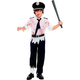 Costume Carnevale poliziotto zombie travestimento bambino bambina 5-12 anni...