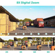 Telecamera 4MP 4K Esterno Wi-Fi PTZ 2 Obiettivo 8x Zoom Videosorveglianza...