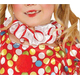 Costume Carnevale pagliaccia colorata travestimento bambina 3-12 anni...