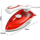 Mini Ferro da Stiro a Vapore Portatile da Viaggio 1000W Regolabile Elettrico...