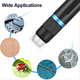 Microscopio Digitale Wi-Fi USB Q-XW05 1080P Risoluzione HD 50x-1000x...