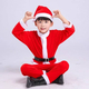 Costume Babbo Natale con Cappello Bambino Vestito Varie Taglie 1-8 anni (6-8...