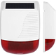 Sirena Solare Esterno Wireless 433MHz Allarme Antifurto Casa Acustica con LED...
