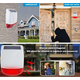 Sirena Solare Esterno Wireless 433MHz Allarme Antifurto Casa Acustica con LED...