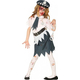 Costume Carnevale poliziotta zombie travestimento bambina 5-12 anni halloween...