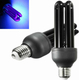 2x Lampadina Raggi UV 26 Watt E27 3U Effetto Fluorescente Discoteca Festa Neon
