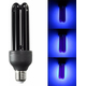 2x Lampadina Raggi UV 26 Watt E27 3U Effetto Fluorescente Discoteca Festa...