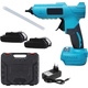 Pistola Incollatrice Colla a Caldo Due Batterie Litio 48V Kit Termocollante