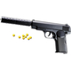 Pistola Giocattolo Bambini Spara Pallini 6mm Air Soft Silenziatore in Plastica Pistola Giocattolo Bambini Spara Pallini 6mm Air Soft Silenziatore in Plastica