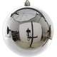 Pallina di Natale 20cm Argento Lucido Palla Idea Regalo Addobbi Natalizi...