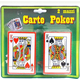 6 Mazzi Carte da Gioco Poker 52 Plastificate Black Jack Giochi Ramino Scala...