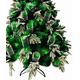 Albero di Natale Artificiale Innevato Verde Base a Croce in PVC Varie Misure...