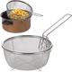 Cestello per Friggere Cesto Friggitrice Fritture Cucina in Acciaio Griglia...