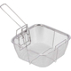 Cestello Quadrato Friggitrice Friggere Fritture Cucina in Acciaio Griglia...