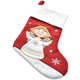 2x Calza Befana Vuota 46cm Natale Epifania Decorazione Porta Dolci Angioletto...