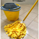 5x Ricambi Mop Mocio Pavimenti Giallo Attacco Universale Professionale 40/25...