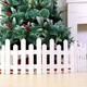 Staccionata in Legno Bianco per Albero di Natale 30x120 cm Recinto Giardino... Staccionata in Legno Bianco per Albero di Natale 30x120 cm Recinto Giardino...