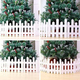Staccionata in Legno Bianco per Albero di Natale 30x120 cm Recinto Giardino... Staccionata in Legno Bianco per Albero di Natale 30x120 cm Recinto Giardino...