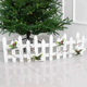 Staccionata in Legno Bianco per Albero di Natale 30x120 cm Recinto Giardino... Staccionata in Legno Bianco per Albero di Natale 30x120 cm Recinto Giardino...
