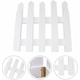 Staccionata in Legno Bianco per Albero di Natale 30x120 cm Recinto Giardino... Staccionata in Legno Bianco per Albero di Natale 30x120 cm Recinto Giardino...