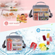 Borsa Termica 24x17x20 cm Frigo Borsetta Porta Alimenti Pranzo Spiaggia Mare...